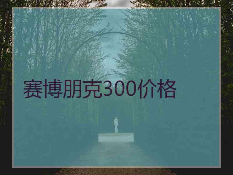 赛博朋克300价格