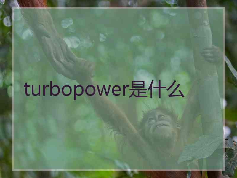 turbopower是什么