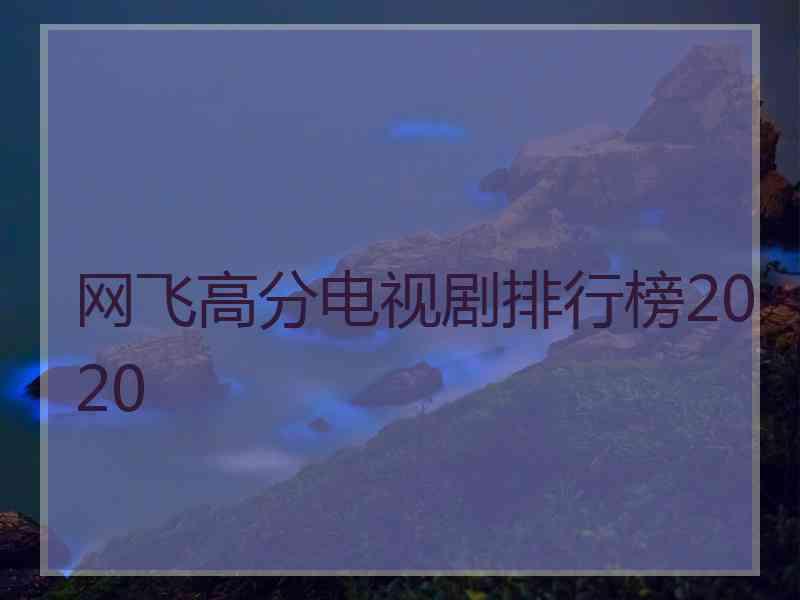 网飞高分电视剧排行榜2020