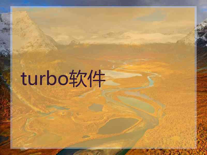 turbo软件