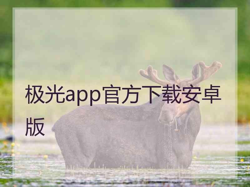 极光app官方下载安卓版