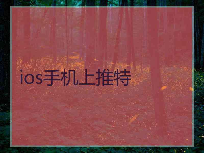 ios手机上推特