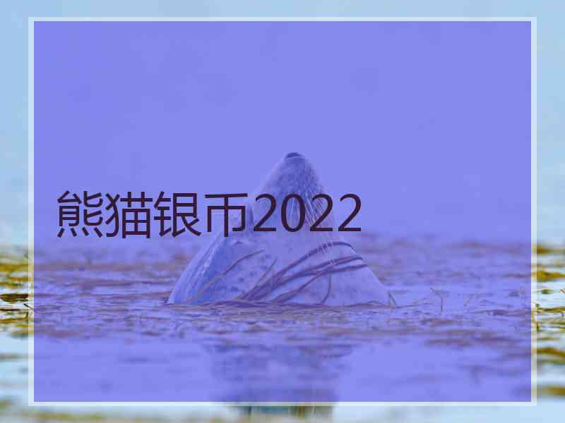 熊猫银币2022