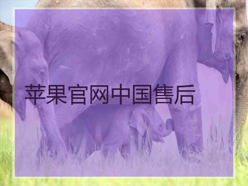 苹果官网中国售后