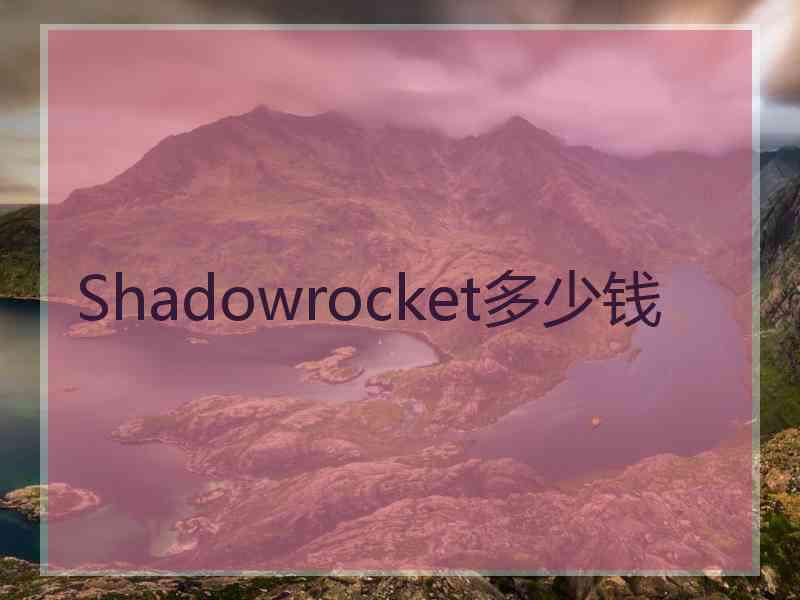 Shadowrocket多少钱