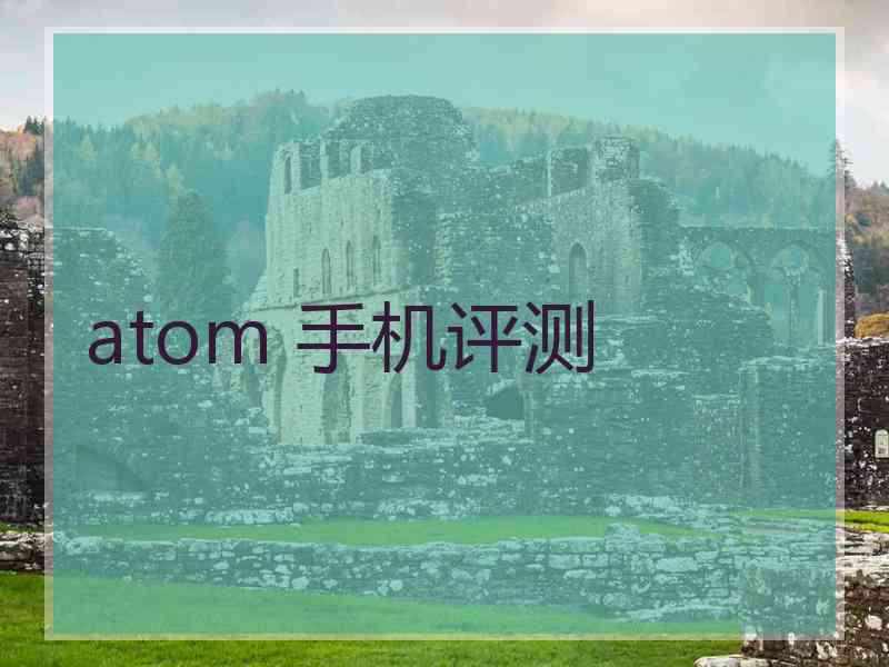 atom 手机评测