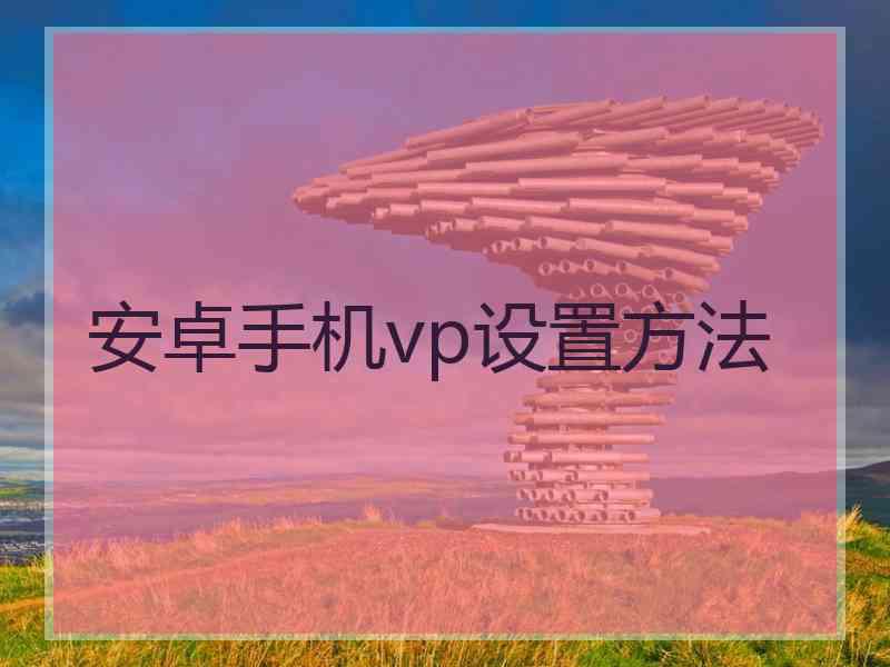 安卓手机vp设置方法