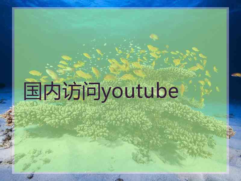 国内访问youtube